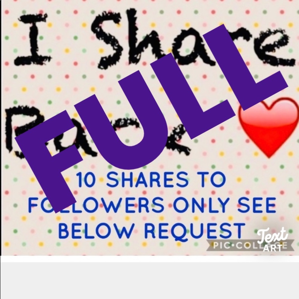 NEW LIKE SHARE, COMMENT THE # SHARED 2 YOUR FOLLOWERS ONLY, NO PARTY SHARING PLZ - Picture 9 of 9